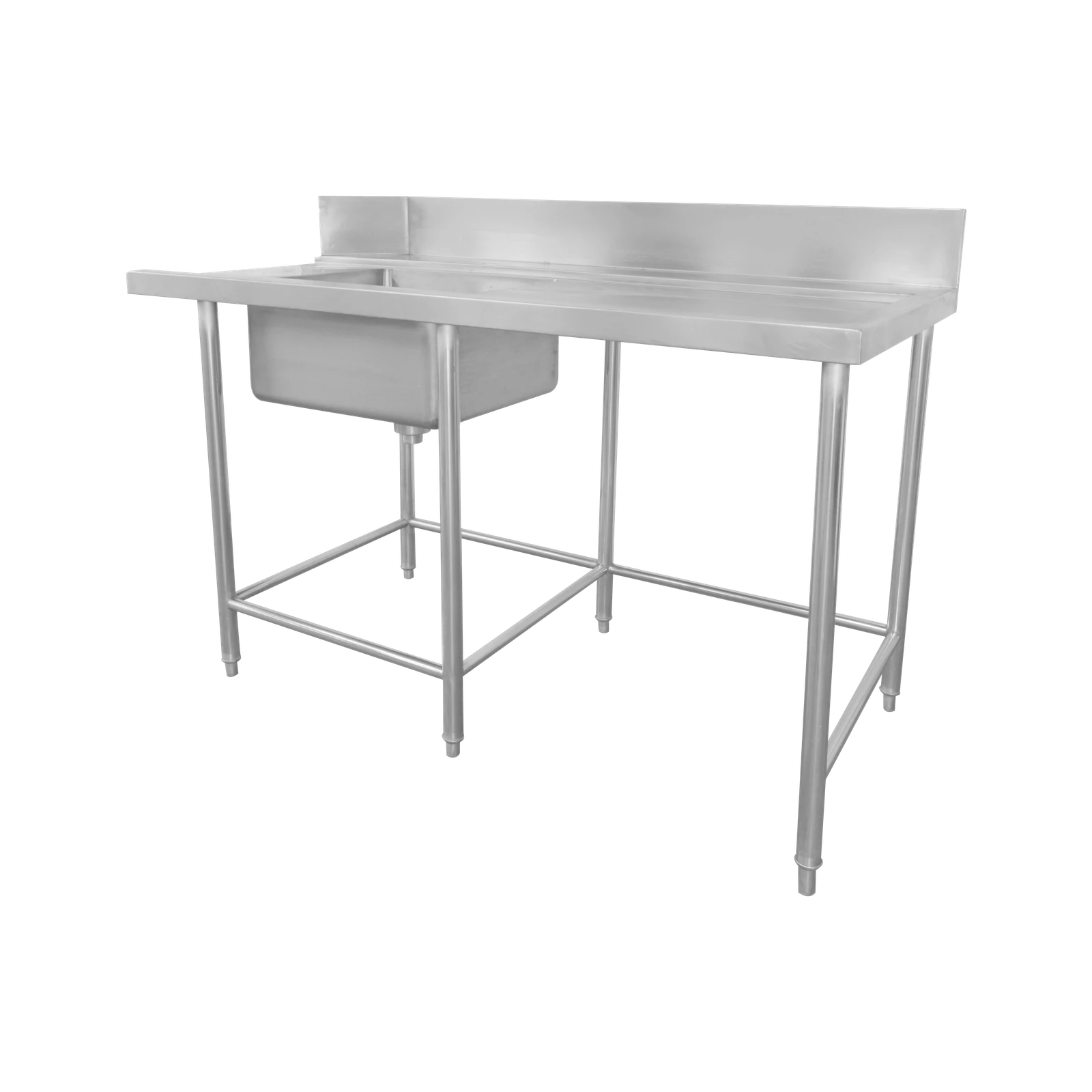 GASTRO Sink table 1 bowl with splashback
