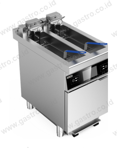 Primo Induc Electric Twin Tank Deep Fryer with Cabinet