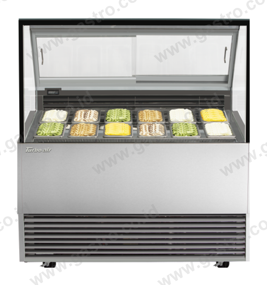 Turbo Air TGL Series Gelato Showcase