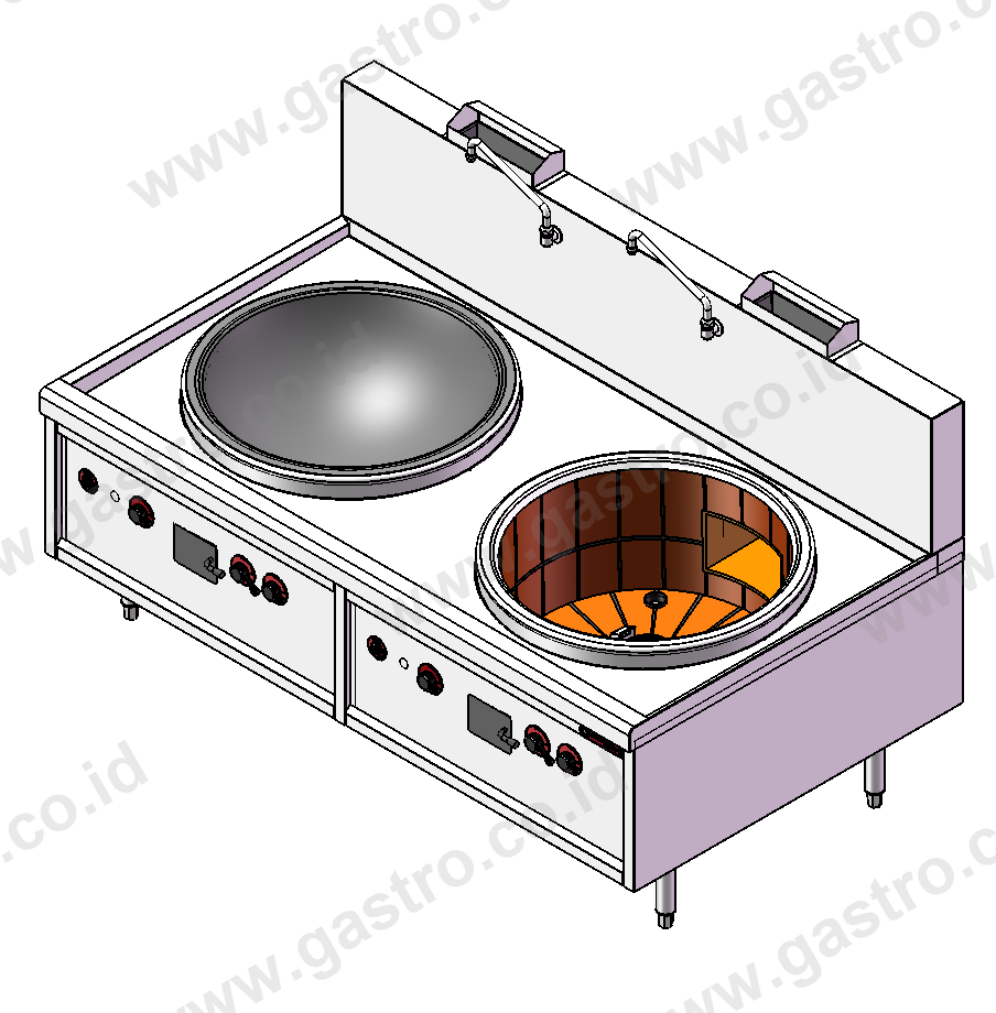 Turboflame TF-S-2LWR Large Wok Range