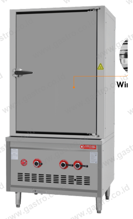 Turboflame TF-S-DS Steamer Cabinet