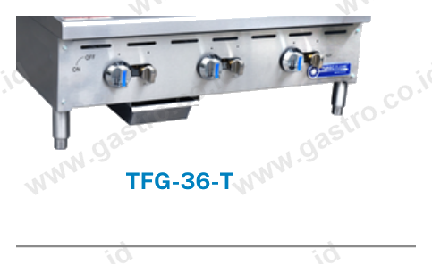 Turboflame TFG-T Series Gas Griddle