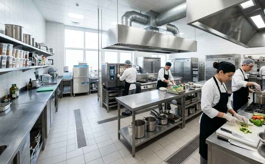 commissary kitchen adalah
