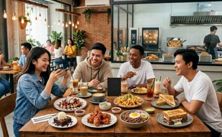 makanan ala cafe anak muda