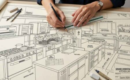 tata letak dapur yang baik